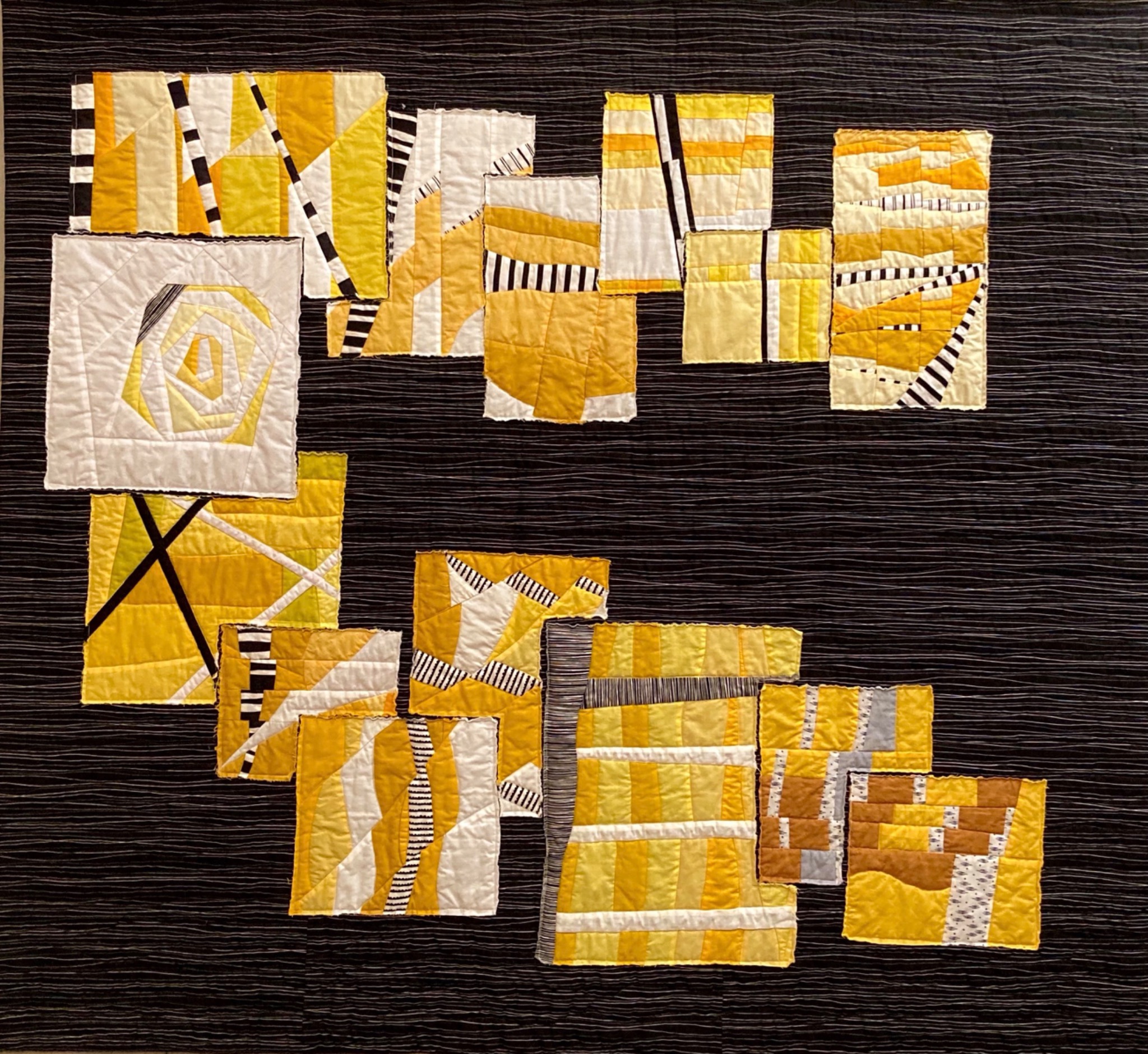 C is for Jo, an art quilt by Jo Allbutt