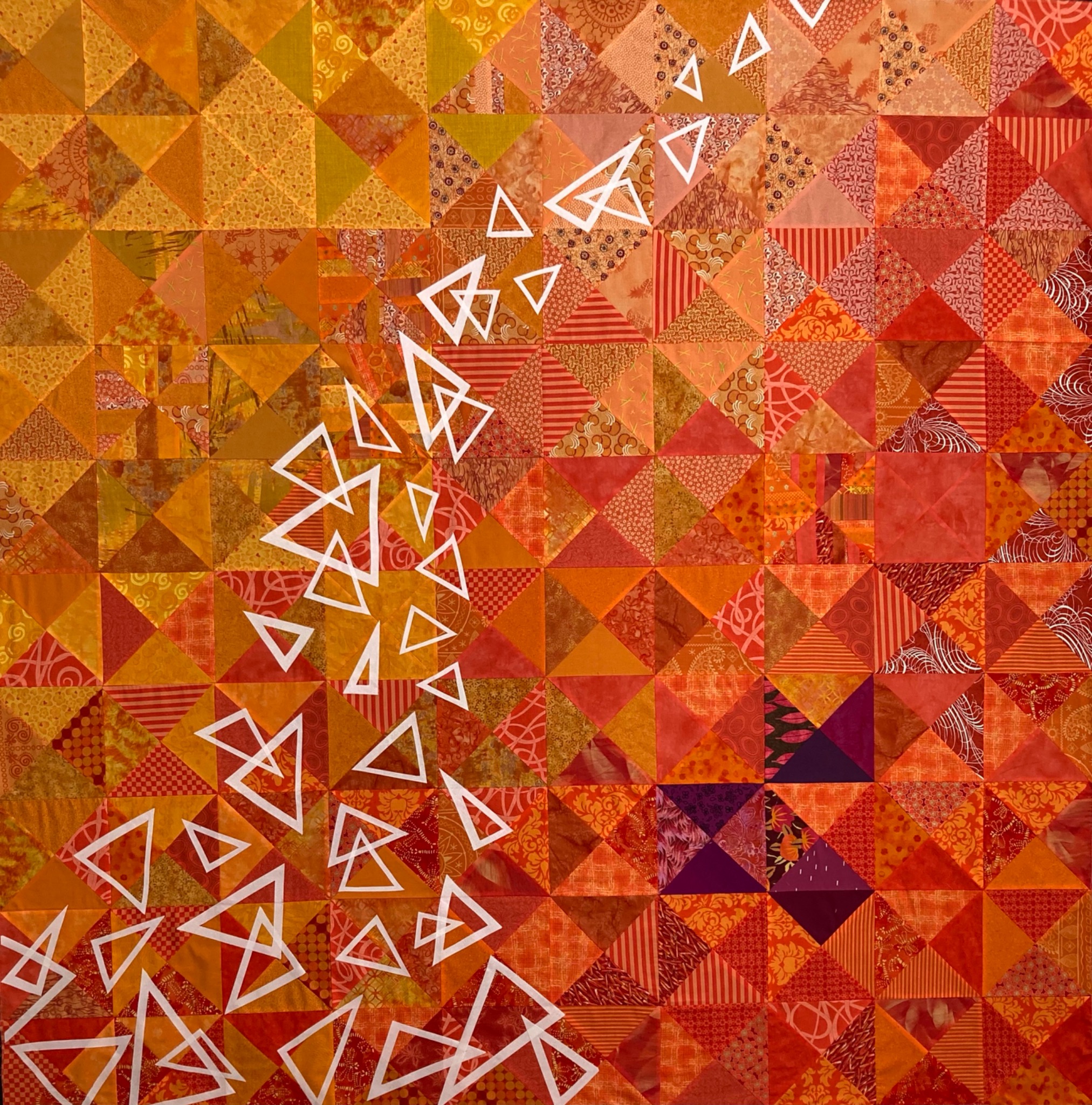 Changes, an art quilt by Jo Allbutt