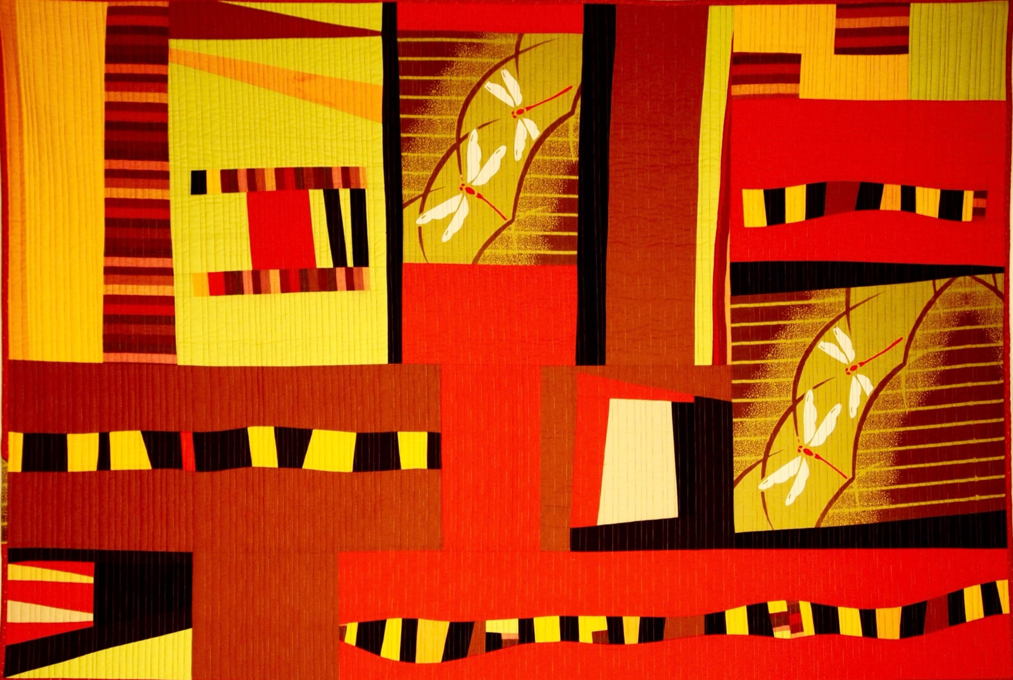 Geez Benz, an art quilt by Jo Allbutt