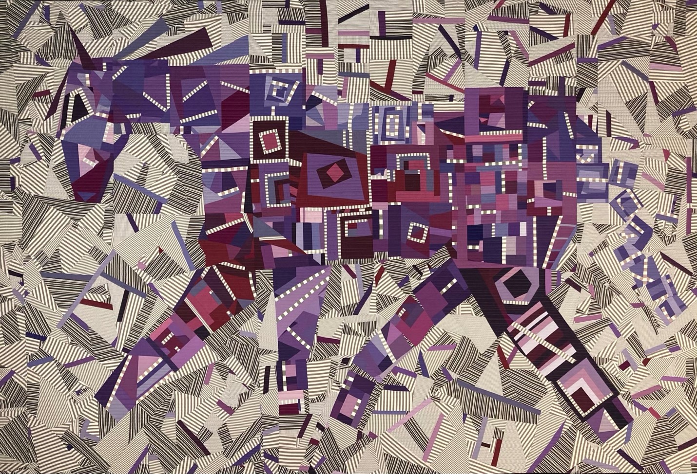 Horse With No Name, an art quilt by Jo Allbutt
