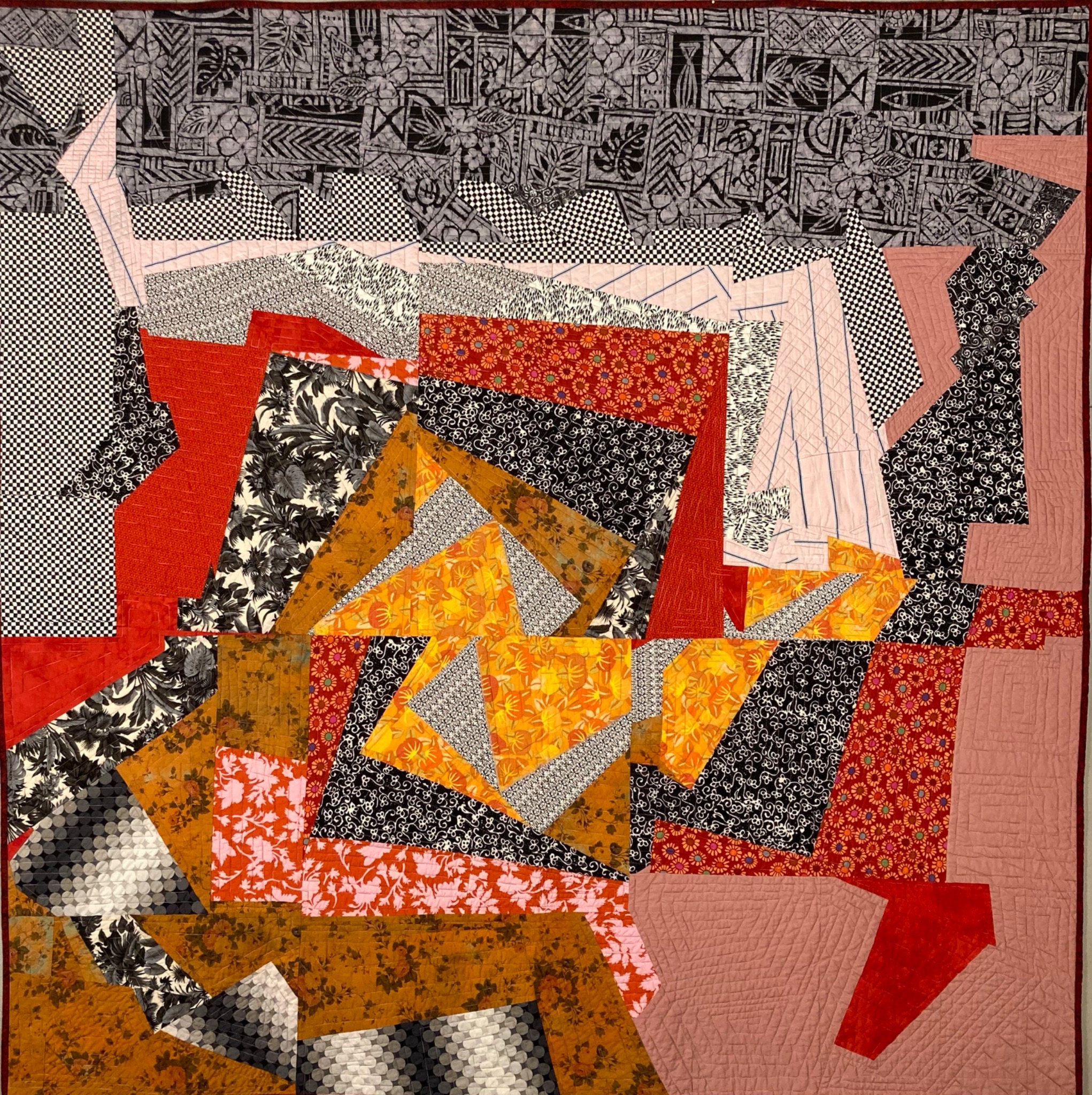 Susie Q, an art quilt by Jo Allbutt